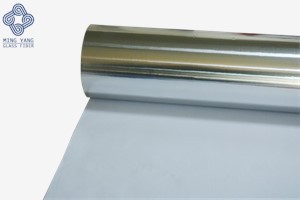 Rivestimento in tessuto di vetro con foglio di alluminio
